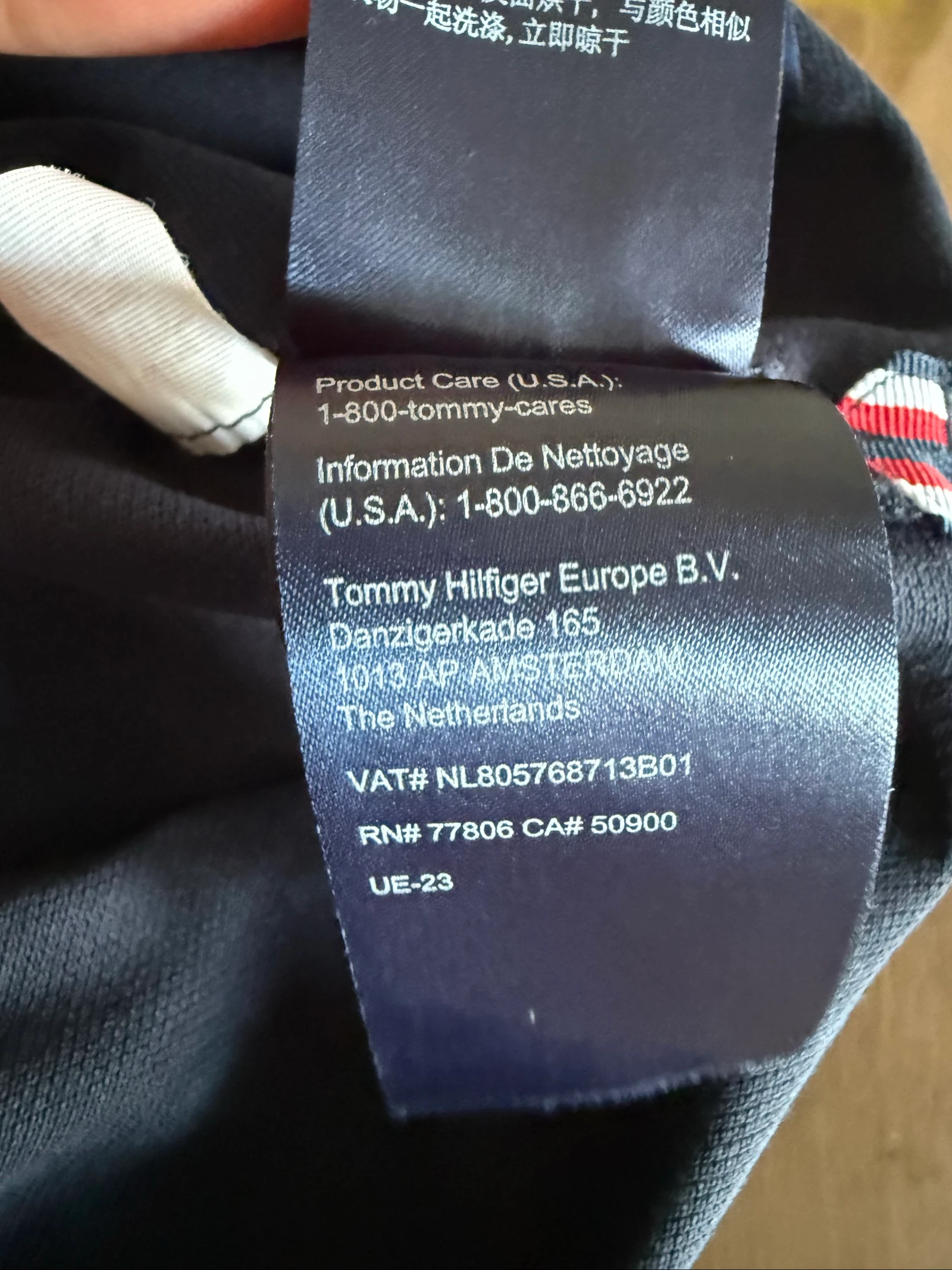 Boys' Polo Shirt - Tommy Hilfiger - Size 164cm (13-14yrs) - Dark Navy Blue - Very Good Condition – photo 12